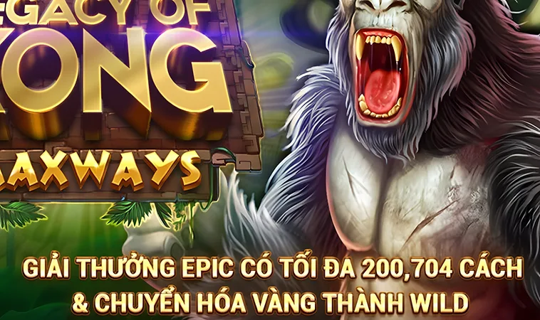 Khám Phá Legacy of Kong 1xBET: Trúng Jackpot Khổng Lồ Ngay Hôm Nay 1 Khám Phá Legacy of Kong 1xBET: Trúng Jackpot Khổng Lồ Ngay Hôm Nay